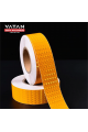 SARI PETEKLİ REFLEKTİF BANT 5 cm X 50 Metre